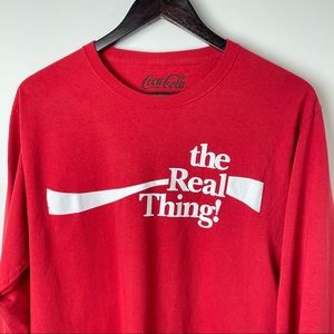 Coca Cola 'The Real Thing' Red Tee Size Medium NWOT